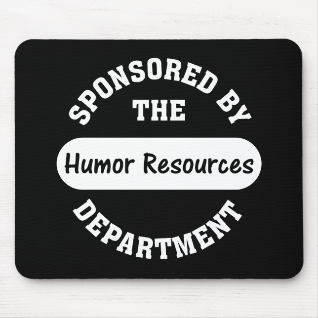 Mousepad Em torno aqui da hora representa recursos do humor (Frente)