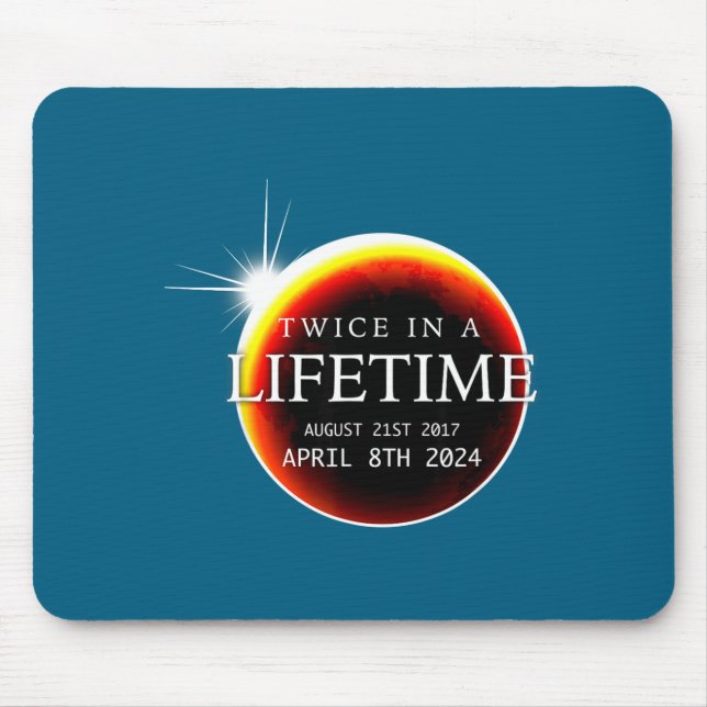 Mousepad Em Um Eclipse Solar 04 08 24 (Frente)