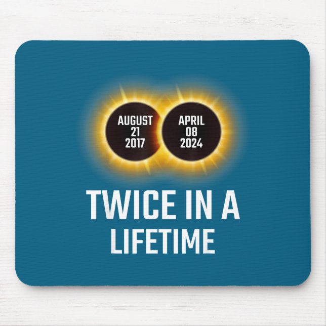 Mousepad Em Um Eclipse Solar Total Duas Vezes Na Vida (Frente)