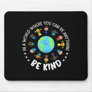 Mousepad Em Um Mundo Seja Um Professor De Laranja Do Dia Da