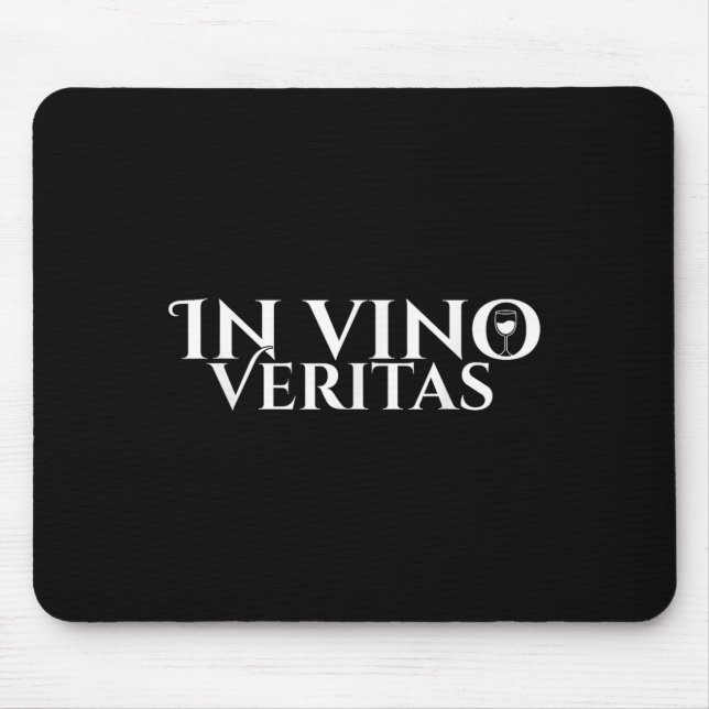 Mousepad Em Vino Veritas _ Latim _ Roma Antiga _ Amor Vinho (Frente)