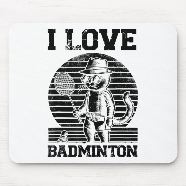 Mousepad Embalagem Do Jogador De Badminton (Frente)