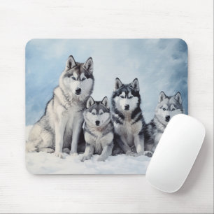 Mousepad Embalagem Siberian Husky