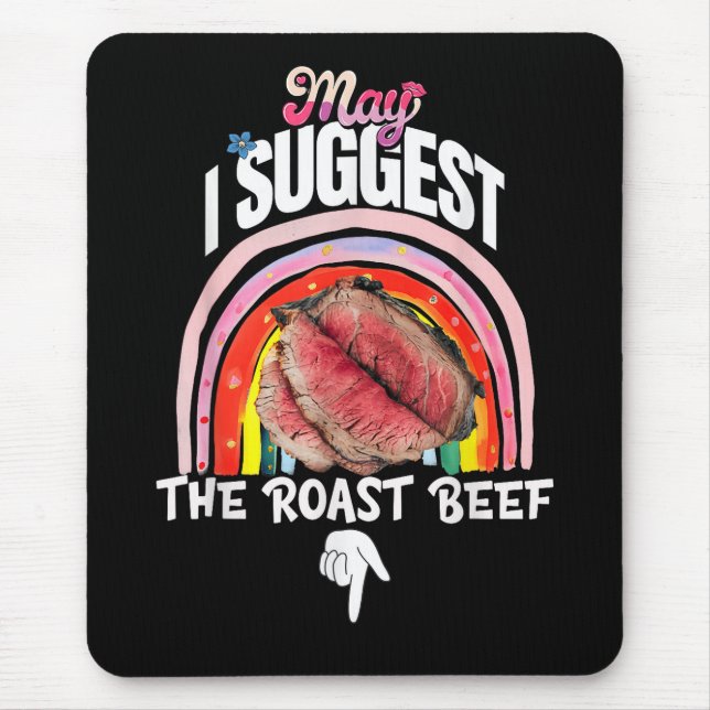 Mousepad Embaraçoso Posso Sugerir O Rosbife (Frente)