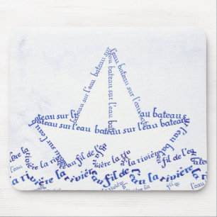 Mousepad Embarcação sobre a água