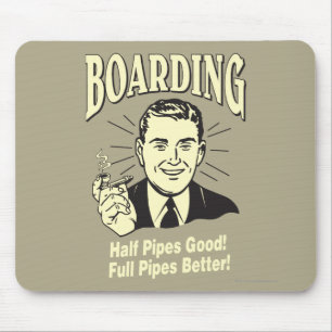 Mousepad Embarque: Meia tubulação é melhor Cheio