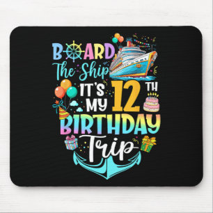 Mousepad Embarque No Navio É Minha Viagem De Aniversário De