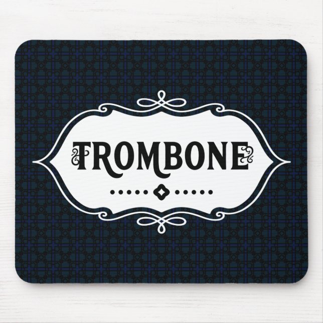Mousepad Emblema Branco Trombone (Frente)
