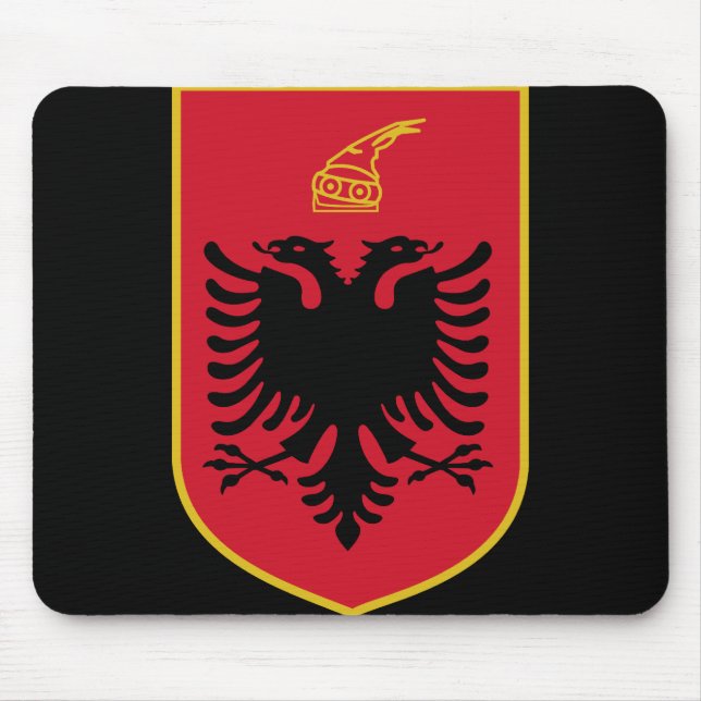 Mousepad emblema da albânia (Frente)
