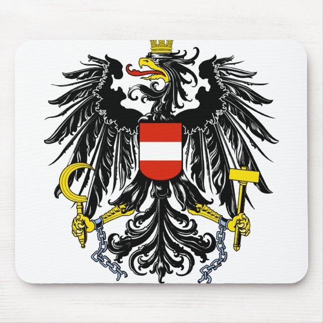 Mousepad emblema da áustria (Frente)