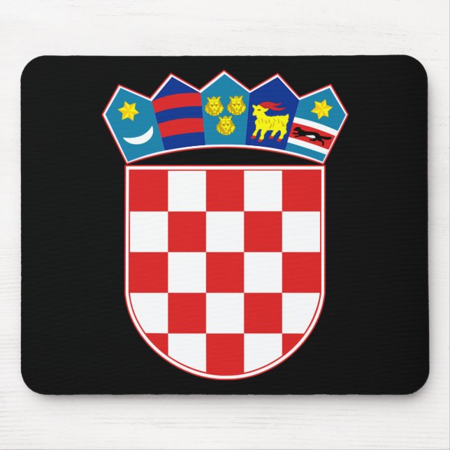 Mousepad emblema da croácia (Frente)