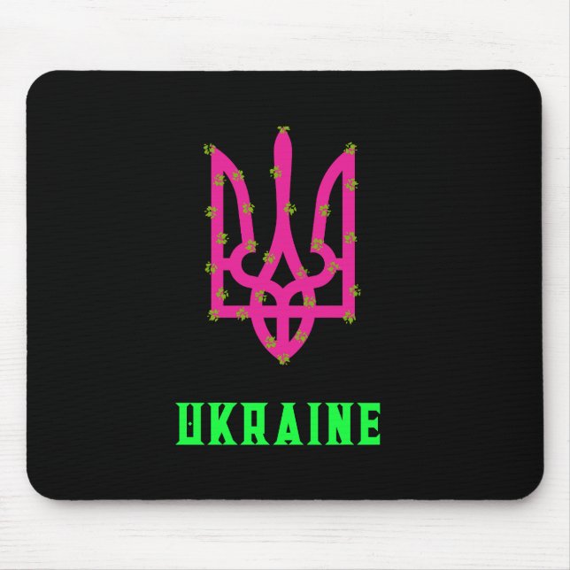 Mousepad Emblema da Ucrânia (Frente)