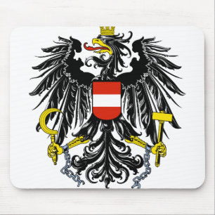 Mousepad emblema de Áustria