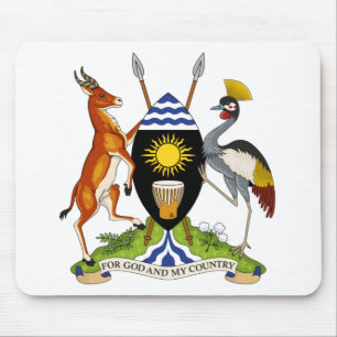 Mousepad emblema de uganda