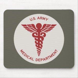 Mousepad Emblema do Departamento Médico do Exército dos EUA