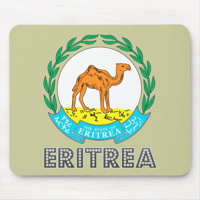 Mousepad Emblema do Eritrean (Frente)