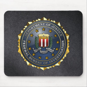 Mousepad Emblema do FBI