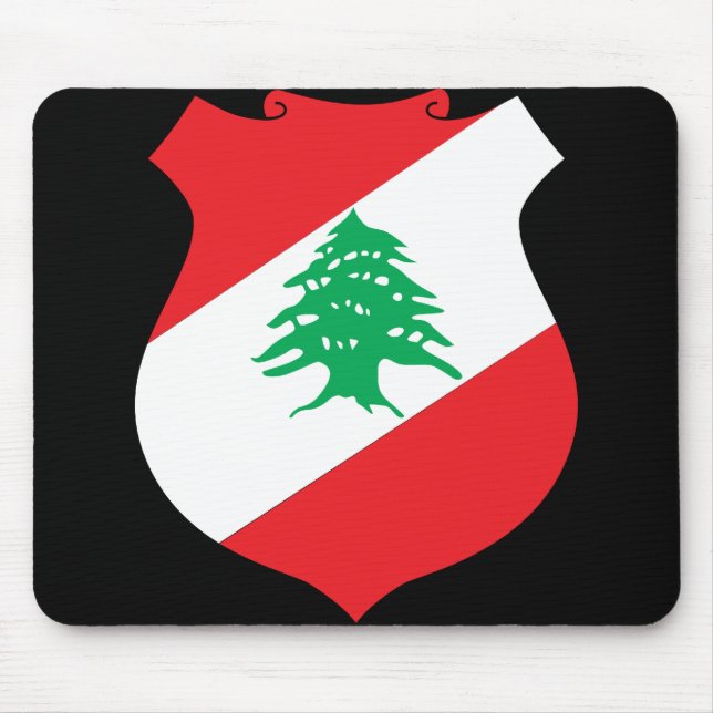 Mousepad emblema do líbano (Frente)