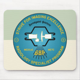 Mousepad Emblema do Programa de Especialista em Radiologia