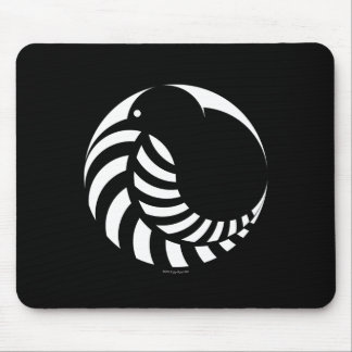 Mousepad Emblema do quivi de NZ/samambaia de prata