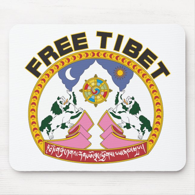 Mousepad Emblema livre de Tibet (Frente)