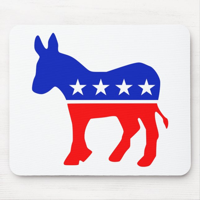 Mousepad Emblema Político do Partido Democrático (Donkey) (Frente)
