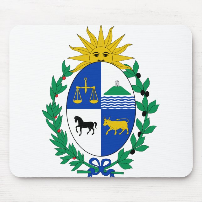 Mousepad emblema uruguês (Frente)