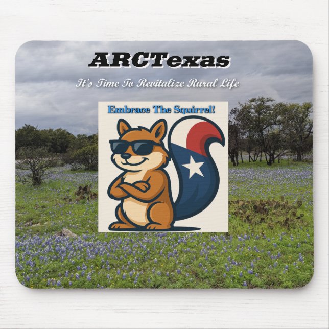 Mousepad Embrace The Squirrel That is Life! (Frente)