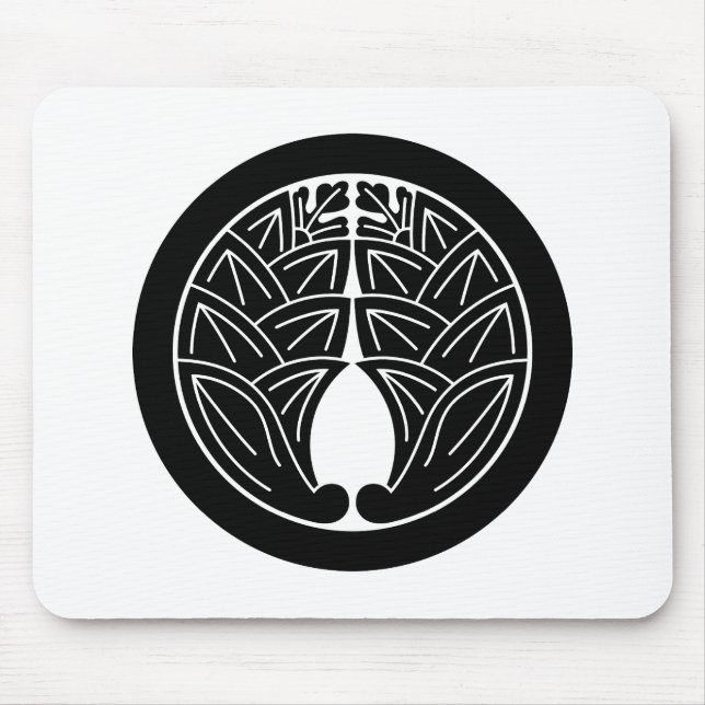 Mousepad Embrulhando gingers japoneses em círculo (Frente)