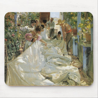 Mousepad Emendando a vela - Joaquín Sorolla y Bastida