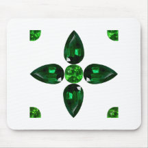 Emerald Gemstone Art, Verde