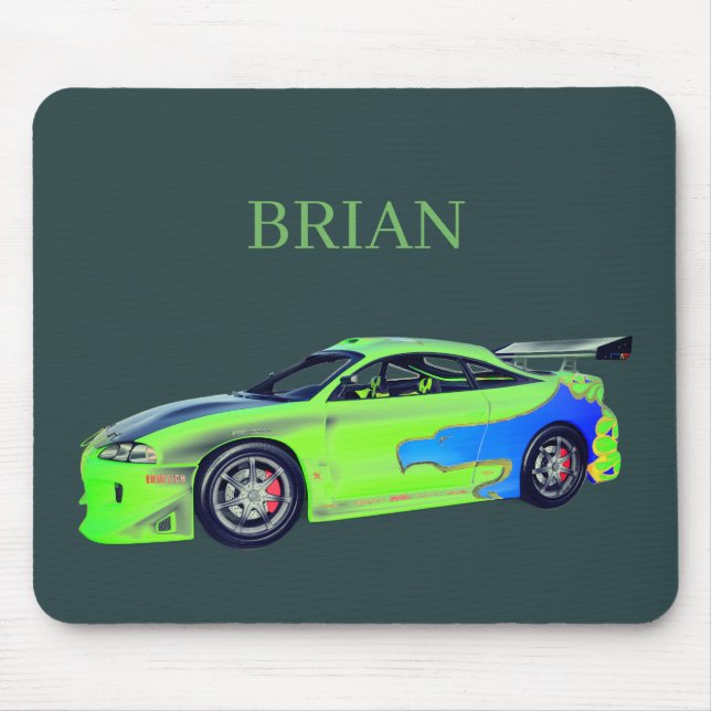Mousepad Emerald Roadrunner of the Verdant Horizon (Frente)
