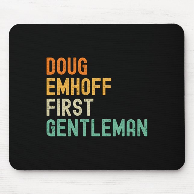 Mousepad Emhoff Como Primeiro Cavalheiro Kamala Harris Husb (Frente)