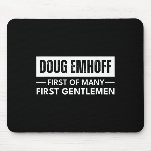 Mousepad Emhoff Como Primeiro Cavalheiro Kamala Harris Mari (Frente)