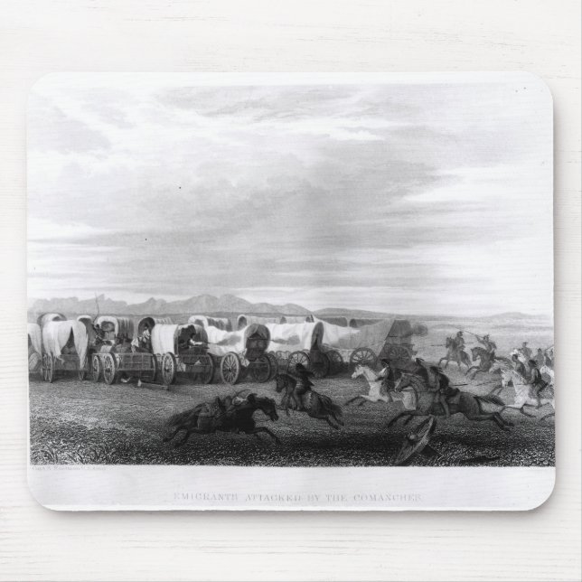 Mousepad Emigrantes atacados pelos Comanches (Frente)