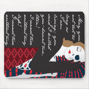 Mousepad Emily Bronte/Wuthering o design do presente da