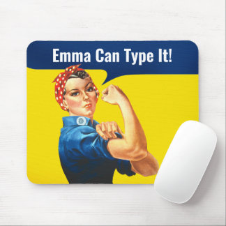 Mousepad "EMMA Pode Digitalizá-Lo" motivacional Rosie the R
