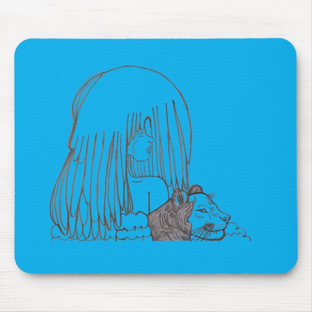 Mousepad Emmi-Ema e Ame-Imme na Névoa (Frente)