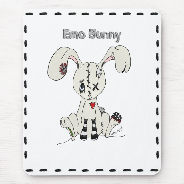 Mousepad Emo Bunny (Frente)