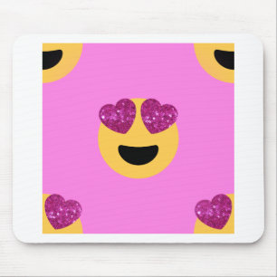 Mousepad emoji do coração