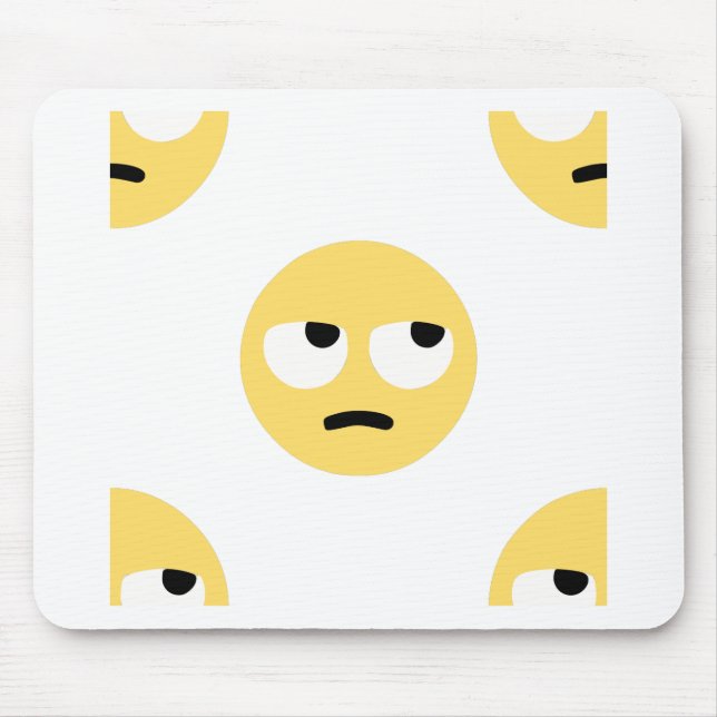 Mousepad emoji eye roll (Frente)
