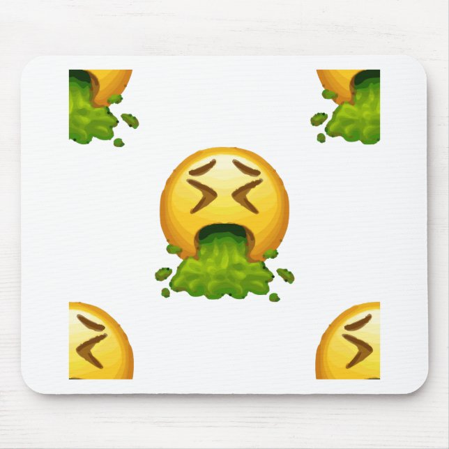 Mousepad emoji vomitando (Frente)