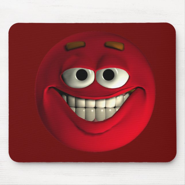 Mousepad Emoticon Red (Frente)