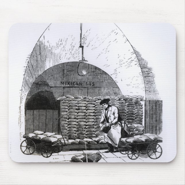 Mousepad Empilhando as bolsas dos dólares em um (Frente)