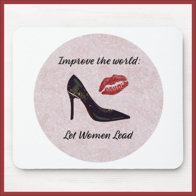 Mousepad Empoderamento das mulheres (Criador carregado)