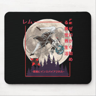 Mousepad Empregada Demoníaca Anime Japonês Estilo Mangá