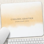 Mousepad Empresa Minimalista de Aquarela Dourada<br><div class="desc">Mouse Comercial Minimalista Dourado de Aquarela. Perfeito para um negócio feminino procurar estilistas de cabelo,  maquiador,  cosmetólogo e muito mais!</div>