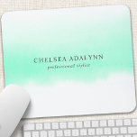Mousepad Empresa Minimalista de Coloração de Água do ombro<br><div class="desc">Mouse Empresarial Minimalista De Cor D'Água De Ombre. Perfeito para um negócio feminino procurar estilistas de cabelo,  maquiador,  cosmetólogo e muito mais!</div>