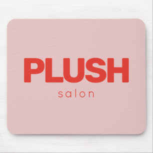 Mousepad Empresas Red Modern e Rosa Negrito Personalizadas