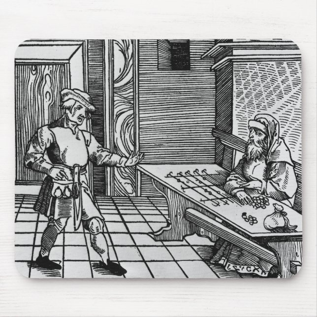 Mousepad Emprestador de dinheiro, 1531 (Frente)